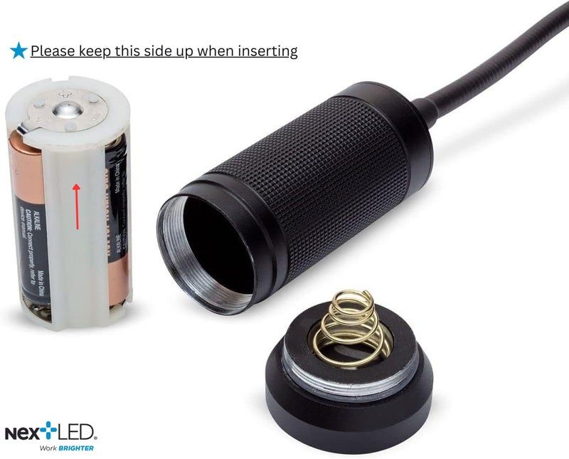 NextLED NT-7647 20-Inch Gooseneck Flashlight with Magnetic Base, Cree LED, Zoomable Lens, IP54 Rating Waterproof. Flexible LED Light, Work Bench, Auto Repair, Grill Light, Inspection - Image 4